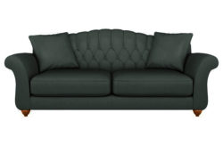 Schreiber Duck Egg House Linen Large Sofa - Light Feet